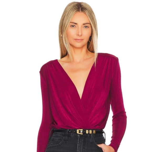 Free People Tops - Intimately Free People Turnt Bodysuit in Very Berry NWT Size XL